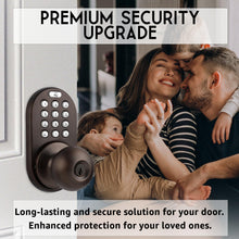 Load image into Gallery viewer, MiLocks TKK-02OB Digital Door Knob Lock with Electronic Keypad, Oil Rubbed Bronze, Keypad Lockable