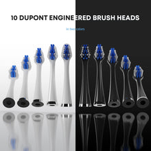 Load image into Gallery viewer, Aquasonic Duo - Dual Handle Ultra Whitening 40,000 VPM Wireless Charging Electric ToothBrushes - 3 Modes with Smart Timers - 10 Dupont Brush Heads & 2 Travel Cases Included