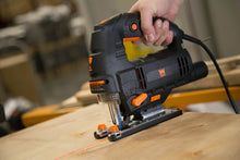Load image into Gallery viewer, WEN 33606 6.6-Amp Variable Speed Orbital Jig Saw with Laser and LED Light,Black, Silver