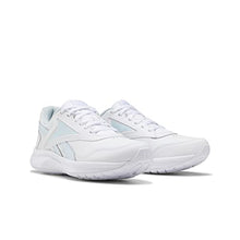 Load image into Gallery viewer, Reebok Women&#39;s Walk Ultra 7 DMX Max Shoe, White/Glass Blue/Collegiate Royal, 5
