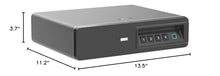 Load image into Gallery viewer, Biometric Fingerprint Safe, Slide-Away Handgun Safe for Two Pistols Storage Safe Drawer Safe for Home and Vehicle (Biometric Fringerprint Safe)
