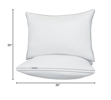 Load image into Gallery viewer, viewstar Pillows Queen Size Set of 2, Bed Pillows for Sleeping, Queen Pillows 2 Pack for Back, Stomach or Side Sleepers, Fluffy Pillows for Bed with Down Alternative, Machine Washable, 20&quot; x 30&quot;
