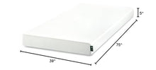 Load image into Gallery viewer, ZINUS 5 Inch Green Tea Memory Foam Mattress [New Version], Twin, Fiberglass free, Medium Firm Feel, Zoned Pressure Relief, Certified Safe Foams &amp; Fabric, Mattress in A Box
