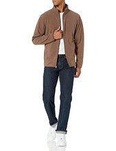 Load image into Gallery viewer, Amazon Essentials Men&#39;s Full-Zip Fleece Jacket (Available in Big &amp; Tall), Brown Heather, X-Large
