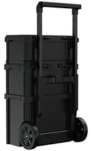 Load image into Gallery viewer, beyond by BLACK+DECKER BLACK+DECKER BDST60500APB Stackable Storage System - 3 Piece Set (Small, Deep Toolbox, and Rolling Tote)
