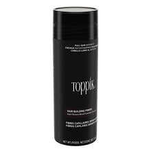 Load image into Gallery viewer, Toppik Hair Building Fibers, Dark Brown, 55g | Fill In Fine or Thinning Hair | Instantly Thicker, Fuller Looking Hair | 9 Shades for Men &amp; Women
