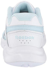 Load image into Gallery viewer, Reebok Women&#39;s Walk Ultra 7 DMX Max Shoe, White/Glass Blue/Collegiate Royal, 5
