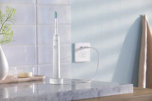 Load image into Gallery viewer, PHILIPS Sonicare 1100 Power Toothbrush, Rechargeable Electric Toothbrush, White Grey HX3641/02
