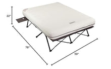 Load image into Gallery viewer, Coleman Camping Cots for Adults with Camping Air Mattress, Folding Air Mattresses Set, Battery-Operated Pump &amp; Side Table for Outdoor Comfort
