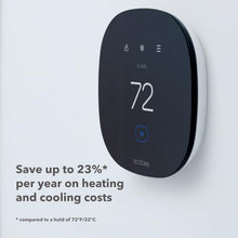Load image into Gallery viewer, ecobee3 Lite Smart Thermostat - Programmable Wifi Thermostat - Works with Siri, Alexa, Google Assistant - Energy Star Certified - DIY Install, Black
