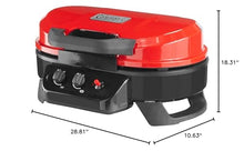 Load image into Gallery viewer, Coleman RoadTrip 225 Portable Tabletop Propane Grill, Gas Grill with 2 Adjustable Burners, Instastart Ignition, and 11,000 BTUs of Power; 225 Sq. In. Cooking Area
