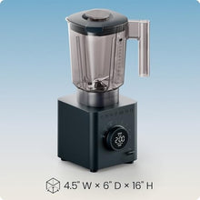 Load image into Gallery viewer, Chefman Obliterator 48 oz Countertop Blender for Smoothies, 1380W Motor to Crush Ice, Nuts, and Frozen Fruit with Stainless Steel Blade, Auto Blend Function, Includes Tamper and Scraper
