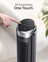 Load image into Gallery viewer, Dreo Tower Fans for Bedroom, 90° Oscillating Fans for indoors, 5 Speeds 4 Modes Max 26ft/s, 12H Timer, LED Display with Touch, Remote Control, 40&quot; Quiet Bladeless Standing Floor Fan for Home Office
