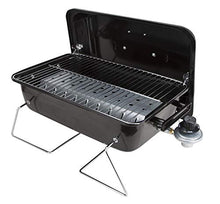 Load image into Gallery viewer, Duke Grills Omaha Go Anywhere Portable Gas Grill - Mini BBQ Propane Grill for Camping, RV, Tailgate - Cooks 8 hamburgers at once - Long Life Steel - Foldable Legs
