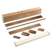 Load image into Gallery viewer, Mellow Naturalista Classic - 12 Inch Solid Wood Platform Bed with Wooden Slats, No Box Spring Needed, Easy Assembly, Queen, Pine
