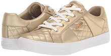 Load image into Gallery viewer, GUESS Women&#39;s LOVEN Sneaker, Gold 710, 7
