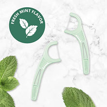 Load image into Gallery viewer, Plackers Micro Mint Dental Flossers, Fold-Out Toothpick, Super Tuffloss, Easy Storage with Sure-Zip Seal, Fresh Mint Flavor, 750 Count (Pack of 5)
