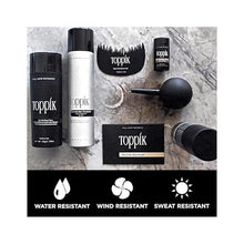 Load image into Gallery viewer, Toppik Hair Building Fibers, Dark Brown, 55g | Fill In Fine or Thinning Hair | Instantly Thicker, Fuller Looking Hair | 9 Shades for Men &amp; Women

