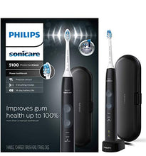 Load image into Gallery viewer, Philips Sonicare ProtectiveClean 5100 Gum Health, Rechargeable Electric Power Toothbrush, Black, HX6850/60
