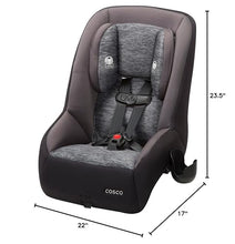 Load image into Gallery viewer, Cosco Mighty Fit 65 DX Convertible Car Seat, Heather Onyx
