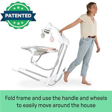 Load image into Gallery viewer, Ingenuity InLighten 5-Speed Baby Swing - Swivel Infant Seat, 5 Point Safety Harness, Nature Sounds, Lights - Nally Owl
