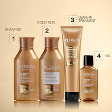 Load image into Gallery viewer, Redken All Soft Shampoo | Deeply Moisturizes and Hydrates | Softens, Smooths, and Adds Shine | Safe for Color-Treated Hair | Nourishing Shampoo for Dry Hair | With Argan Oil
