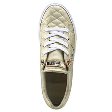 Load image into Gallery viewer, GUESS Women&#39;s LOVEN Sneaker, Gold 710, 7
