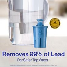 Load image into Gallery viewer, Brita Everyday Elite Water Filter Pitcher with SmartLight Filter Change Indicator, BPA-Free, Reduces 99% of Lead, Lasts Six Months, Includes 1 Filter, Large - 10-Cup, White
