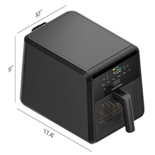 Load image into Gallery viewer, Chefman Air Fryer TurboFry 7-Qt, 6-in-1 High-Powered 450°F Cooking for Crispier Results, Compact Space-Saving Design, Air Fry, Bake, Broil, Reheat, Dehydrate, Defrost, Fast &amp; Even Cooking – Black
