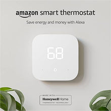 Load image into Gallery viewer, Certified Refurbished Amazon Smart Thermostat – ENERGY STAR certified, DIY install, Works with Alexa – C-wire required
