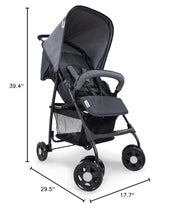 Load image into Gallery viewer, hauck Lightweight and Compact Travel Baby/Toddler Foldable Stroller, Sport, Charcoal/Stone
