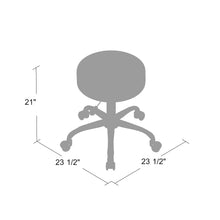 Load image into Gallery viewer, Boss Be Well Armless Medical Spa Professional Stool, Black (B240-BK)
