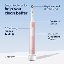 Load image into Gallery viewer, Oral-B Pro 1000 Rechargeable Electric Toothbrush, Pink

