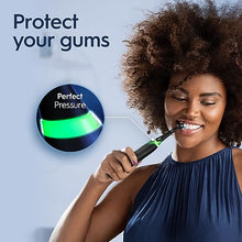Load image into Gallery viewer, Oral-B iO Series 5 Rechargeable Electric Toothbrush with Visible Pressure Sensor to Protect Gums, 2 Minute Timer, 5 Cleaning Settings, 1 Replacement Toothbrush Heads, and Travel Case, Black
