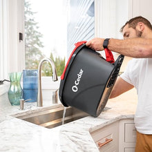 Load image into Gallery viewer, O-Cedar EasyWring Microfiber Spin Mop, Bucket Floor Cleaning System, Red, Gray, Standard
