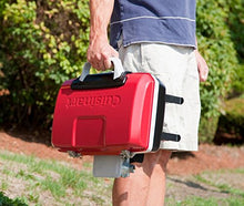Load image into Gallery viewer, Cuisinart CGG-180T Petit Gourmet Portable Tabletop Propane Gas Grill, Red 17.6 x 18.6 x 11.8-Inch
