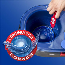 Load image into Gallery viewer, O-Cedar EasyWring RinseClean Microfiber Spin Mop &amp; Bucket Floor Cleaning System, Grey
