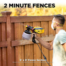 Load image into Gallery viewer, Wagner Spraytech 02419307 FLEXiO 595 Handheld HVLP Paint Sprayer, Sprays Most Unthinned Latex, Includes Two Nozzles - iSpray &amp; Detail Finish Nozzle, Complete Adjustability, Lightweight Design
