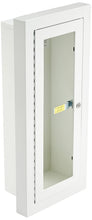 Load image into Gallery viewer, Kidde Semi-Recessed 10-Pound Fire Extinguisher Cabinet with Lock | Model 468047
