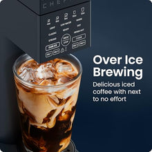 Load image into Gallery viewer, Chefman Caffeinator Single Serve Coffee Maker, Brew Kcups &amp; Grounds, Drip Coffee Machine with Brew Strength Settings, Iced Coffee Function, 48 oz. Removable Water Reservoir
