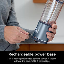 Load image into Gallery viewer, Ninja BC151NV Blast Portable Blender, Cordless, 18oz. Vessel, Personal Blender-for Shakes &amp; Smoothies, BPA Free, Leakproof-Lid &amp; Sip Spout, USB-C Rechargeable, Dishwasher Safe Parts, Denim Blue
