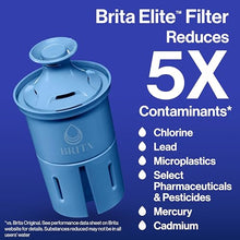 Load image into Gallery viewer, Brita Everyday Elite Water Filter Pitcher with SmartLight Filter Change Indicator, BPA-Free, Reduces 99% of Lead, Lasts Six Months, Includes 1 Filter, Large - 10-Cup, White
