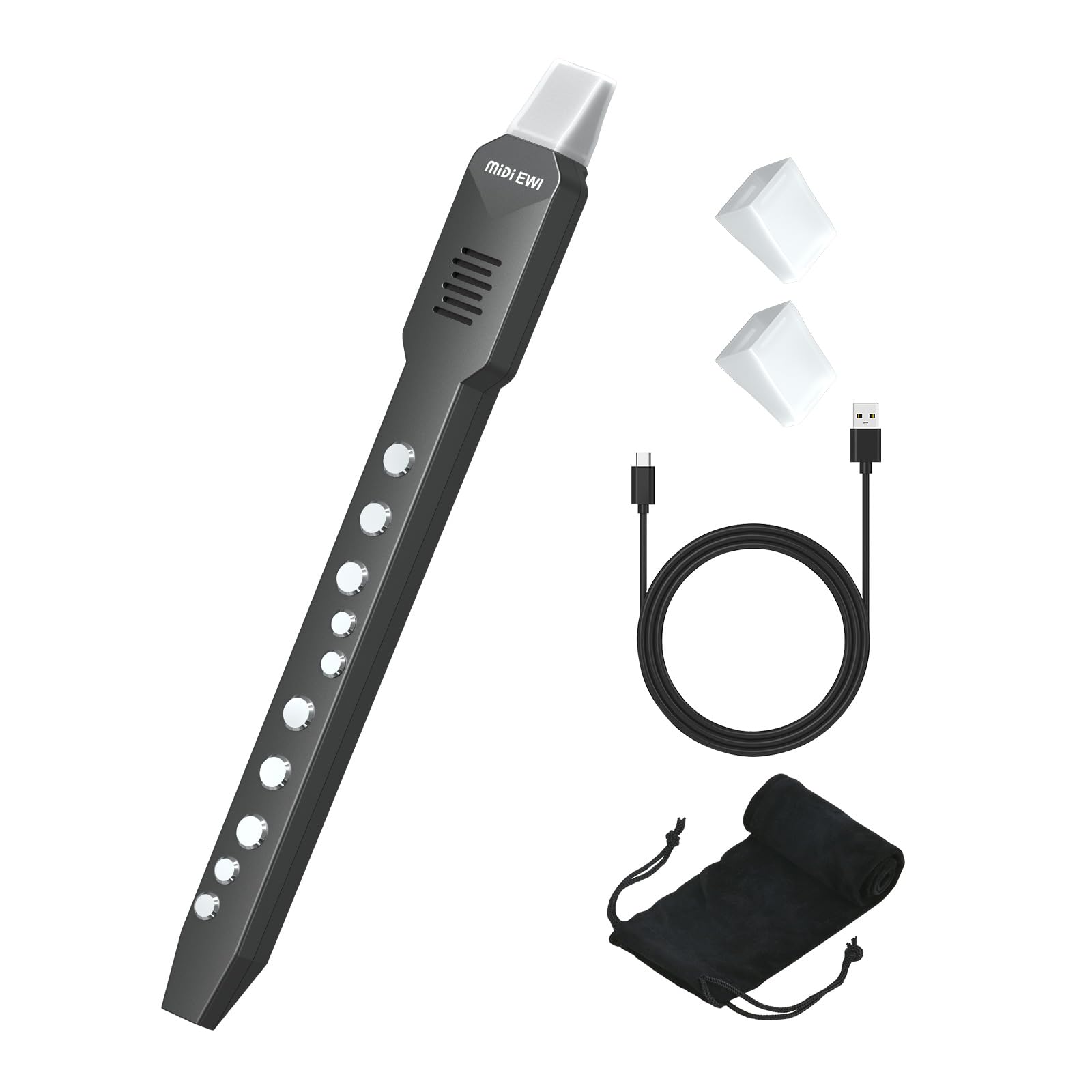 KONIX Digital Wind Instrument, DC02 Pro Electronic Wind Instrument Set ...