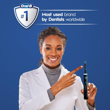Load image into Gallery viewer, Oral-B Genius X Limited Rechargeable Electric Toothbrush with 1 Replacement Brush Head, Travel Case, Midnight Black
