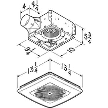 Load image into Gallery viewer, Broan-NuTone SPK110RGBL ChromaComfort Bathroom Exhaust Fan with Sensonic Bluetooth Speaker and LED Light, White
