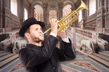 Load image into Gallery viewer, EASTROCK Bb Trumpet Standard Trumpet Set with Carrying Case,Gloves, 7C Mouthpiece and Cleaning Kit (Gold)

