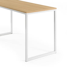 Load image into Gallery viewer, ZINUS Jennifer 55 Inch White Frame Desk, Computer Workstation, Office Desk, Dining Table, Easy Assembly, Natural
