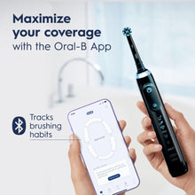 Load image into Gallery viewer, Oral-B Genius X Limited Rechargeable Electric Toothbrush with 1 Replacement Brush Head, Travel Case, Midnight Black
