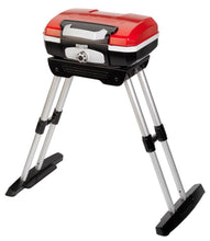 Load image into Gallery viewer, Cuisinart CGG-180 Petit Gourmet Portable Gas Grill with VersaStand, Red
