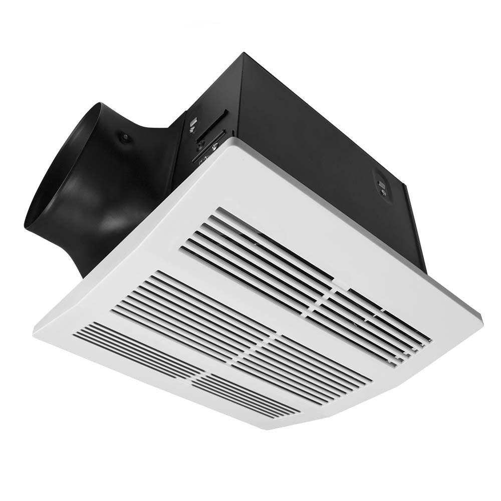 BV Bathroom Fan Ultra-Quiet Bathroom Ventilation & Exhaust Fan, Bathroom Ceiling Fan, Residential Remodel Energy-Saving Ceiling Mount Fan (No Attic Access Required) (200 CFM)